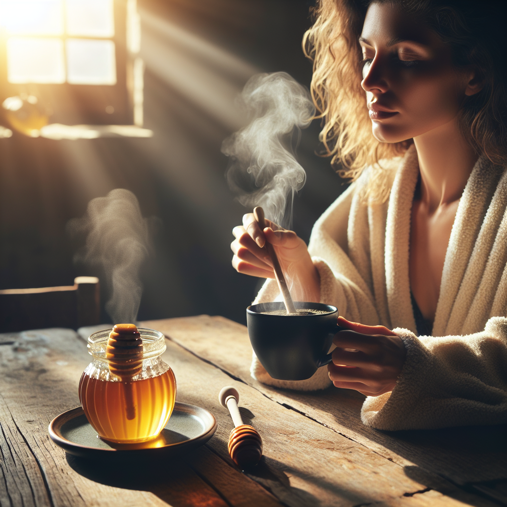 Adding Honey in Black Coffee for Quick Weight Loss