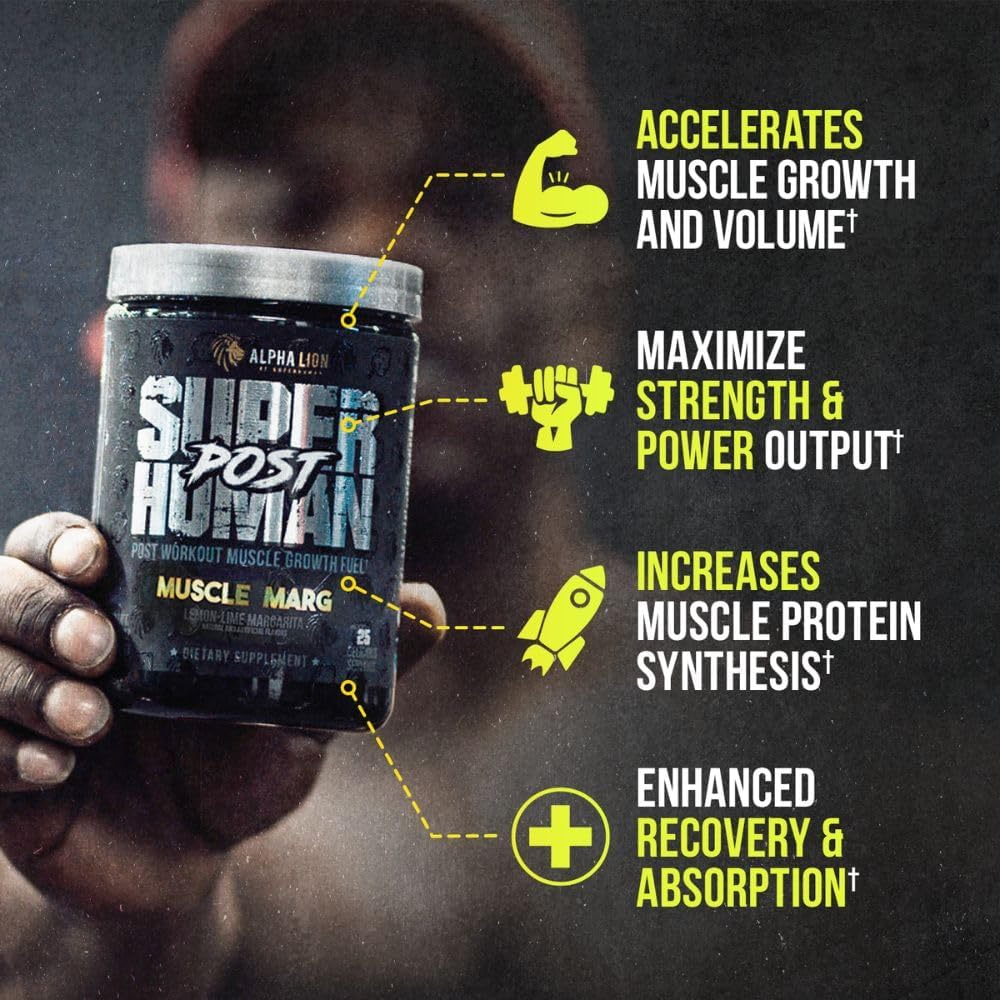 ALPHA LION Superhuman Pre Workout Powder  Post Workout Recovery Bundle, Sustained Energy  Focus + Lean Muscle Growth, Strength  Volume (Hulk Juice  Gainy Smith Apple)