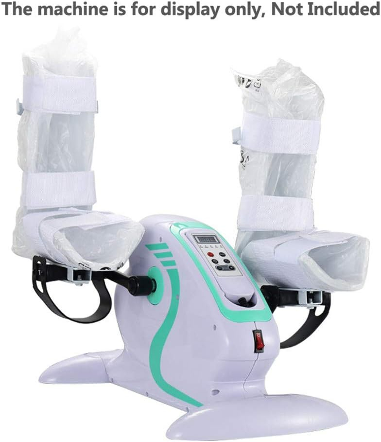 Comfort Universal Leg Support for Motorized Pedal Exerciser and Exercise Bike, White, 1 Pair