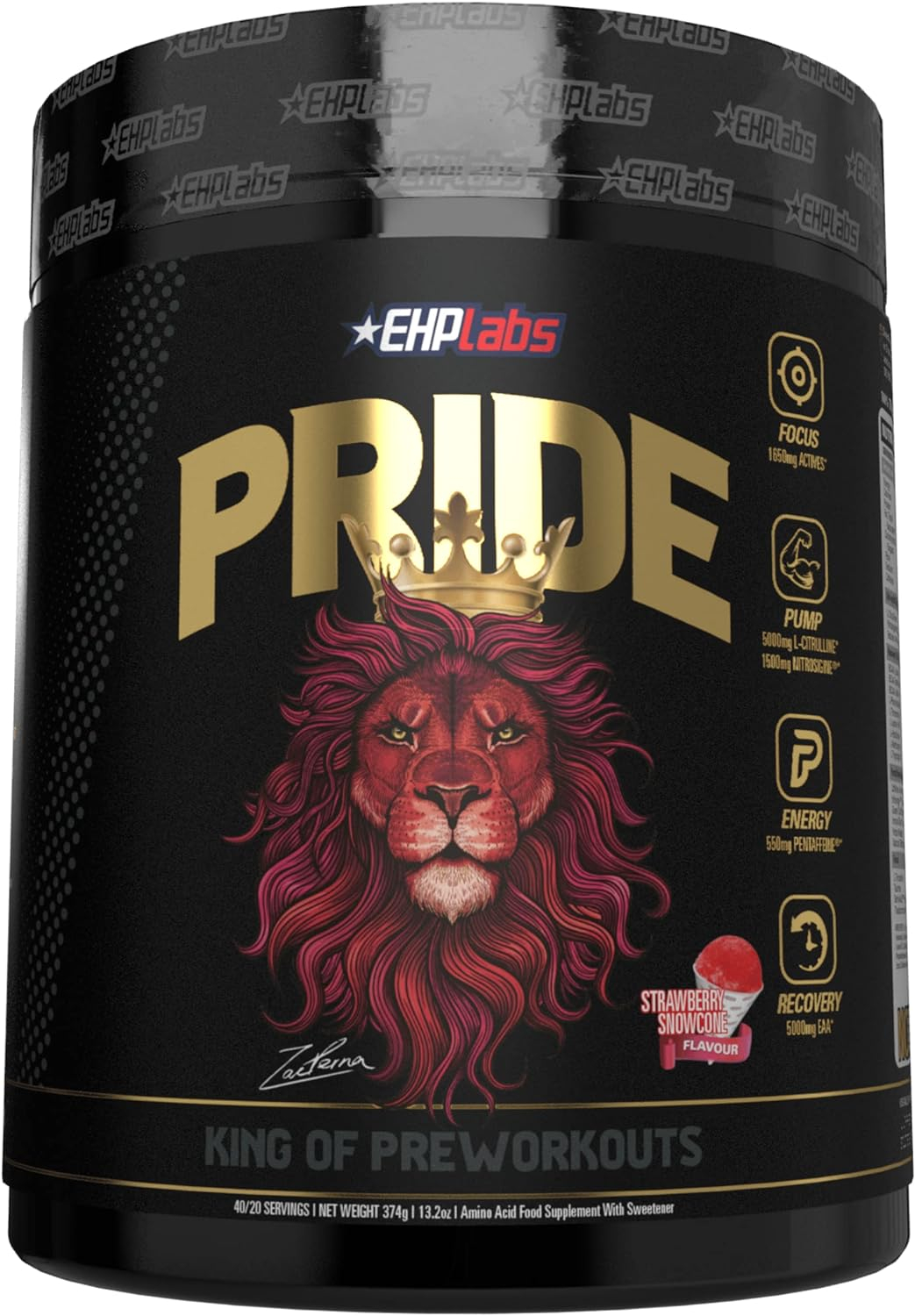 EHPlabs Pride pre workout Powder - Full Strength pre workout Men, Women, Energy Supplements, Sharp Focus, Epic Pumps  Faster Recovery - Jungle Fruits (40 Servings)