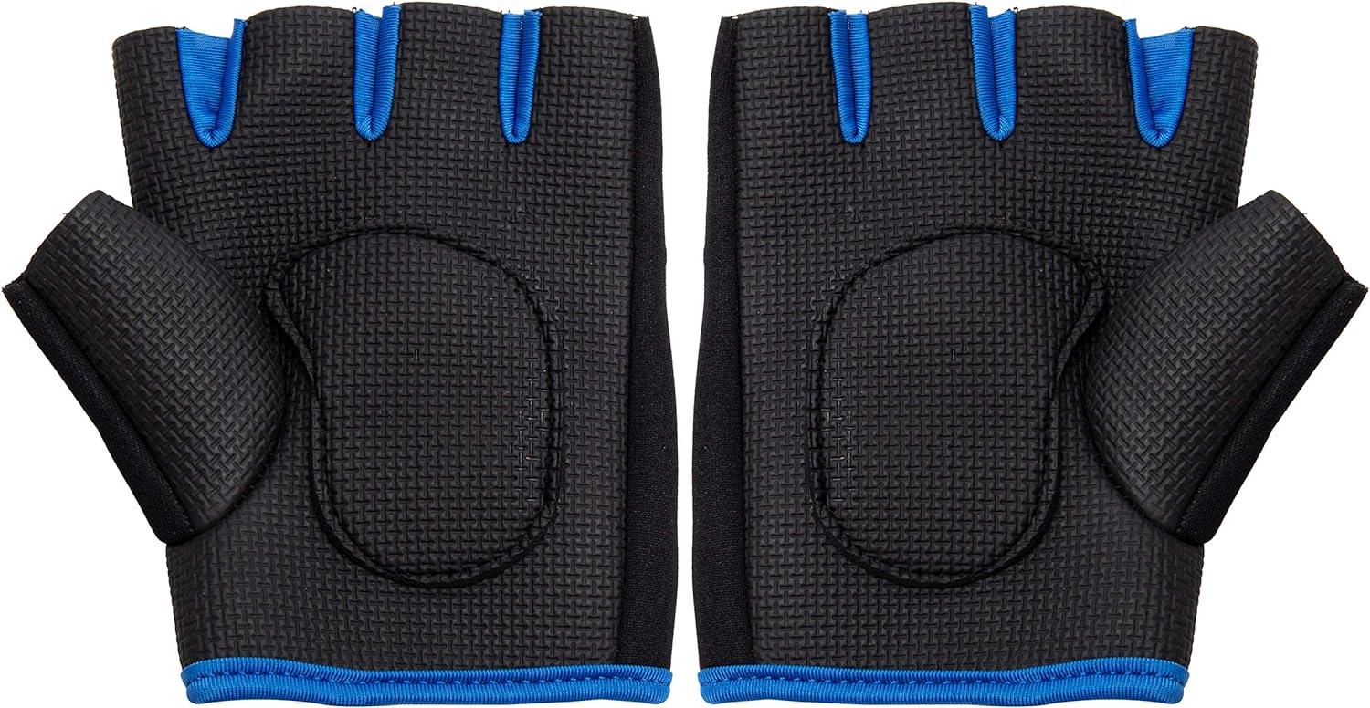 Mind Reader Sport Extra Size Workout Gloves, X-Large, Blue