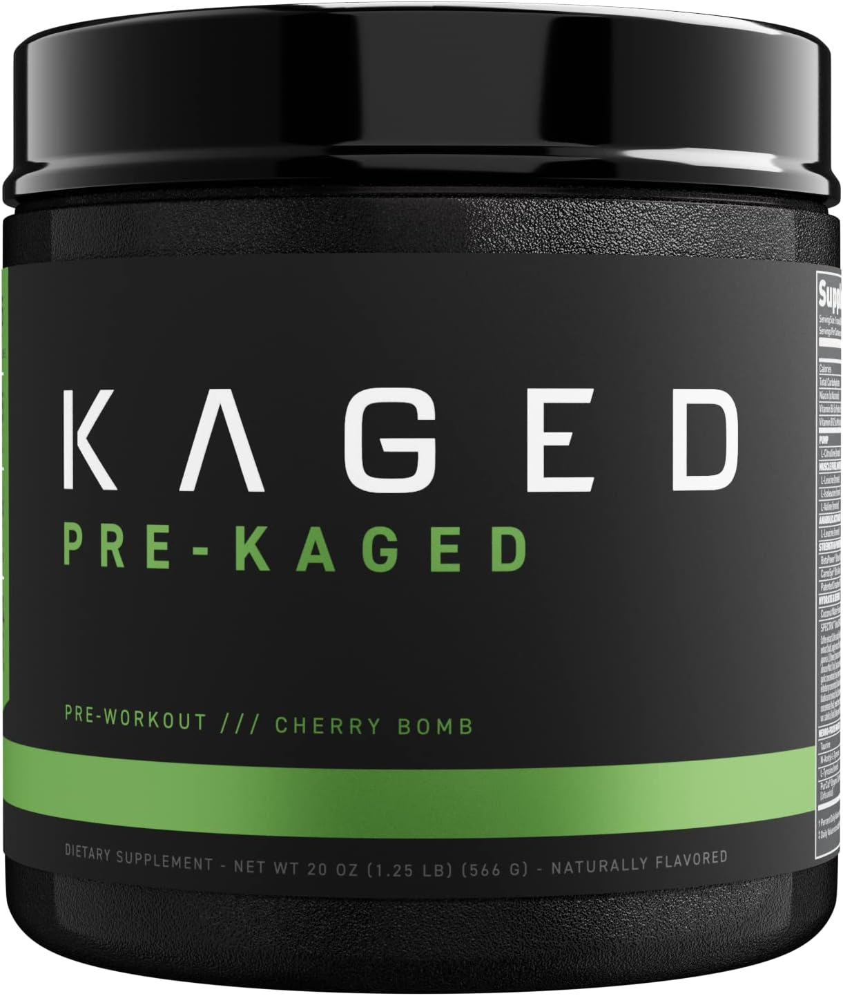 Pre Workout Powder; KAGED Preworkout for Men  Pre Workout Women, Delivers Intense Workout Energy, Focus  Pumps; Supplements, Cherry Bomb, Natural Flavors