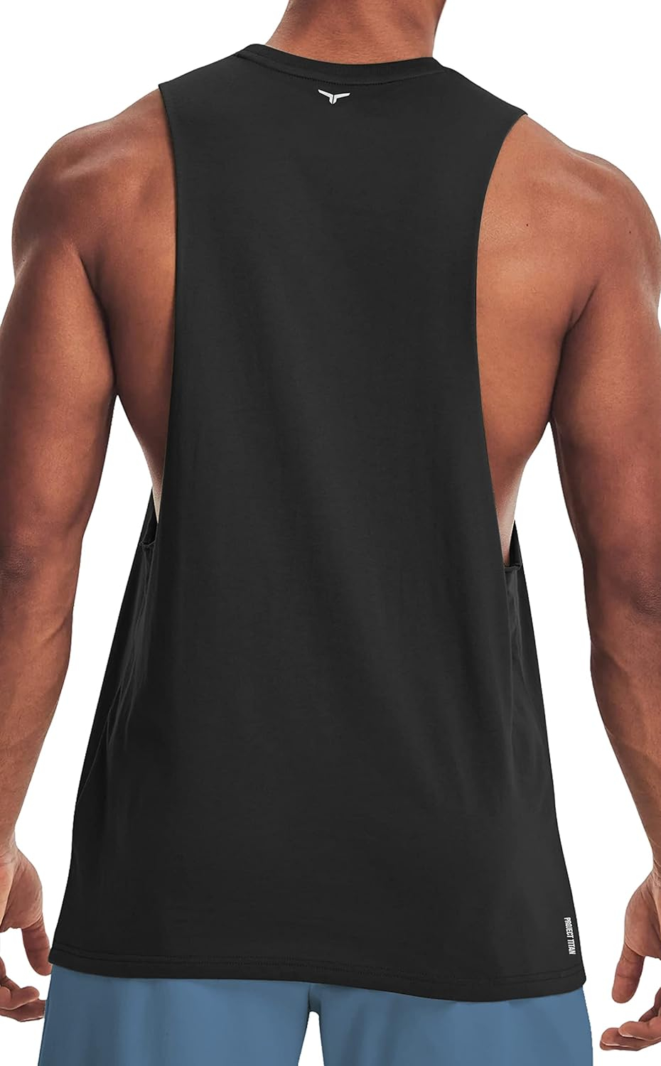 Project Titan Mens Belief Drop Arm Tank Top Sleeveless Muscle T Shirts Gym Workout Stringers
