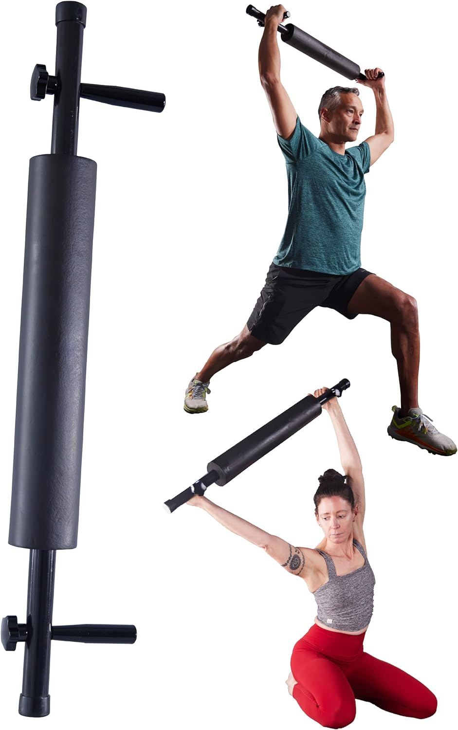 ROUNDBOX Fitness Mantis Grappler, The All-in-One Exercise Bar for Core, Upper Body, and Functional Strength Training - Perfect Accessory for Home Fitness, Bodybuilding, and Isometric Workouts