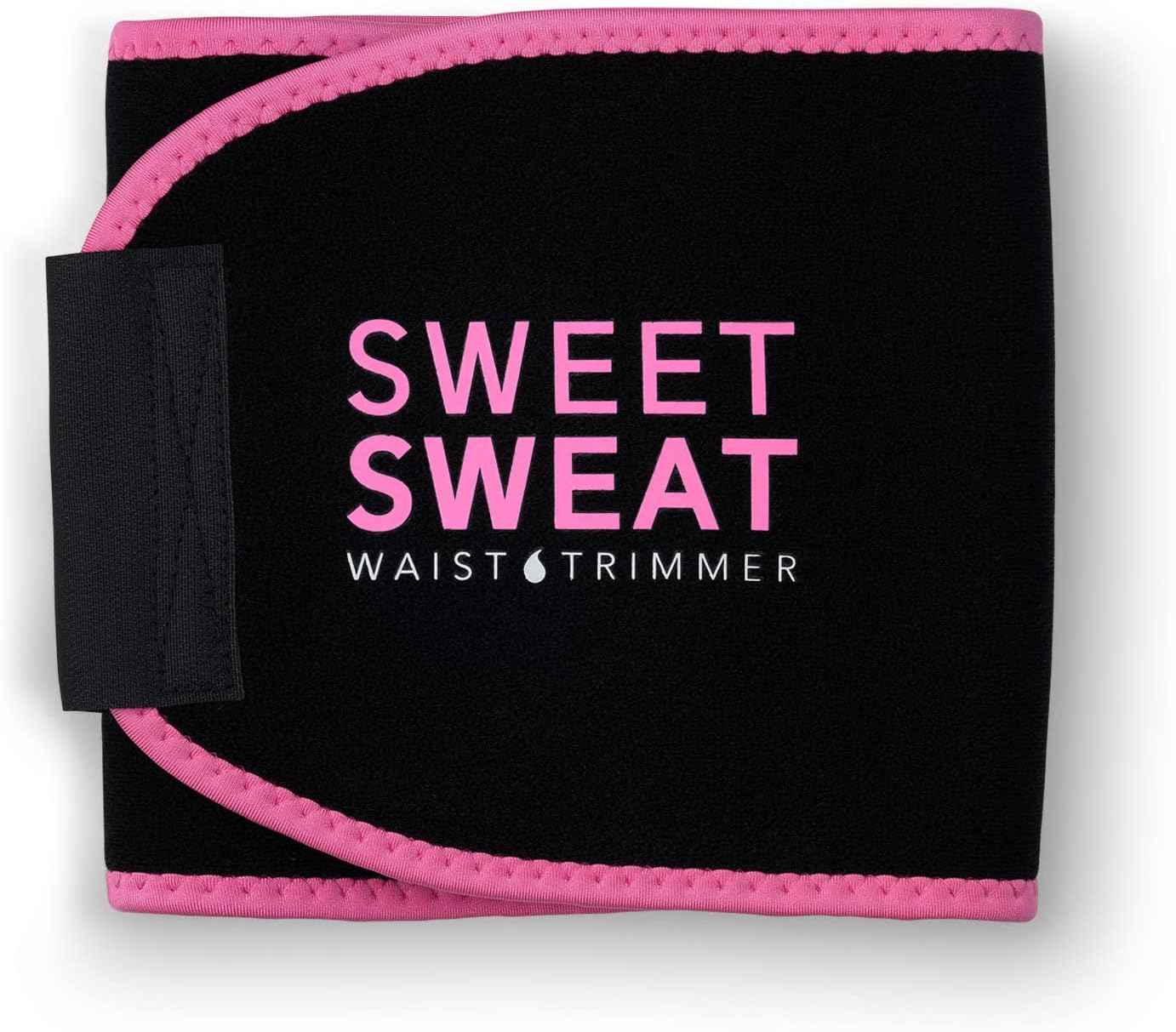 Sweet Sweat Waist Trimmer for Women and Men - Sweat Band Waist Trainer for High-Intensity Training  Workouts, 5 Sizes