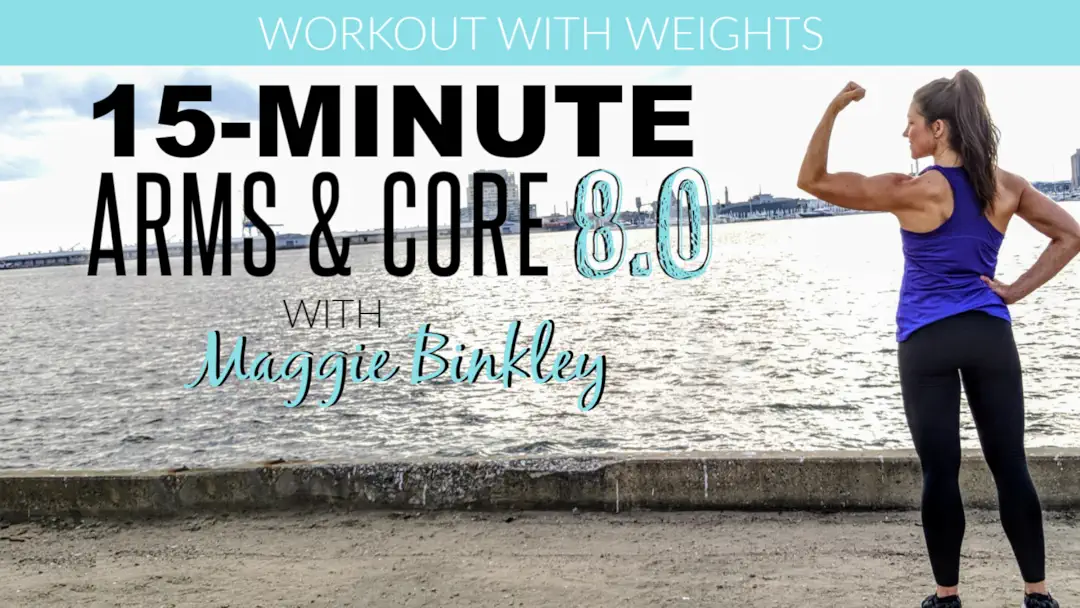 Watch 15-Minute Arms  Core 8.0 Workout (with weights) | Prime Video