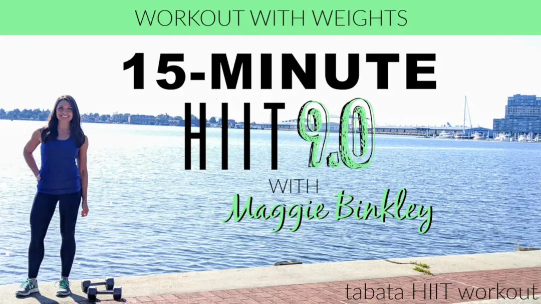 Watch 15-Minute HIIT 9.0 (tabata workout with weights) | Prime Video