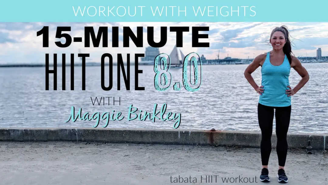 Watch 15-Minute HIIT One 8.0 (tabata workout with weights) | Prime Video