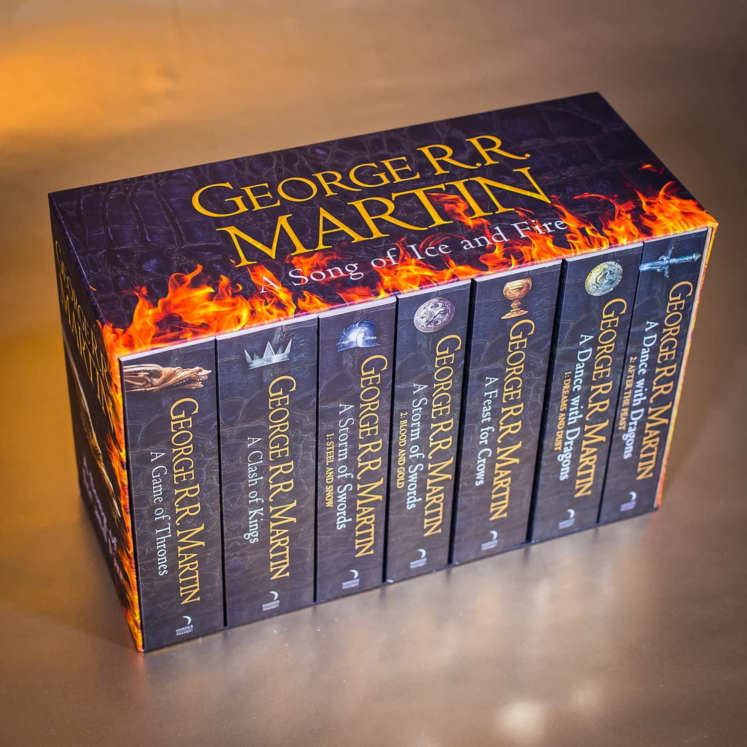 A Song of Ice and Fire (7 Volumes), Book Cover May Vary     Paperback – May 1, 2012