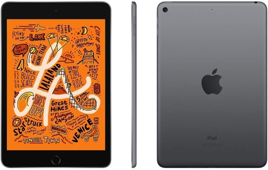 Apple iPad Mini (Wi-Fi + Cellular, 256GB) - Space Gray (Renewed)