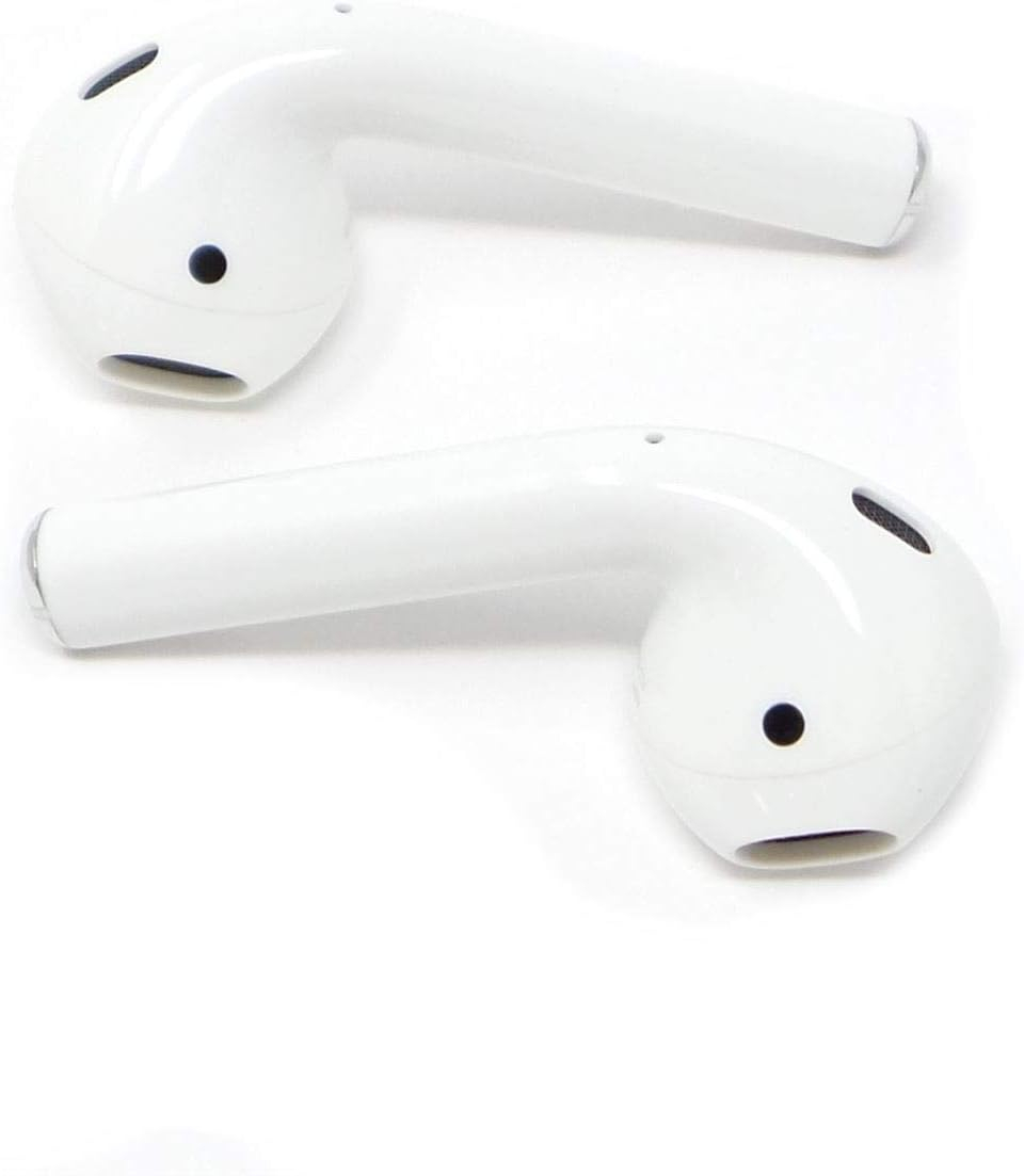 Apple MMEF2AM/A AirPods Wireless Bluetooth Headset for iPhones with iOS 10 or Later White - (Renewed)