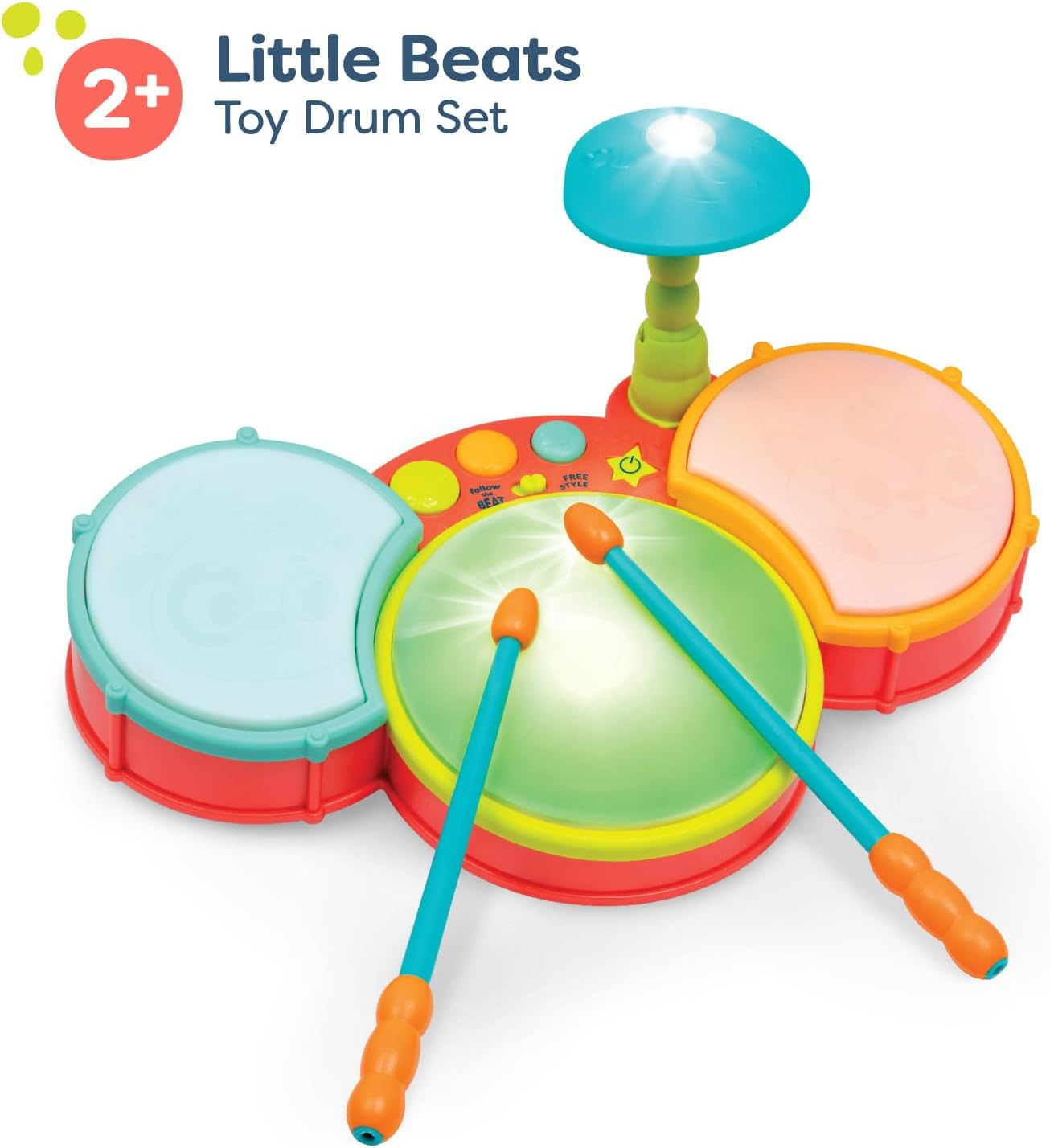 B. toys- Little Beats- Musical Instrument – Instruments for Toddlers – Music  Lights – 2 Years +