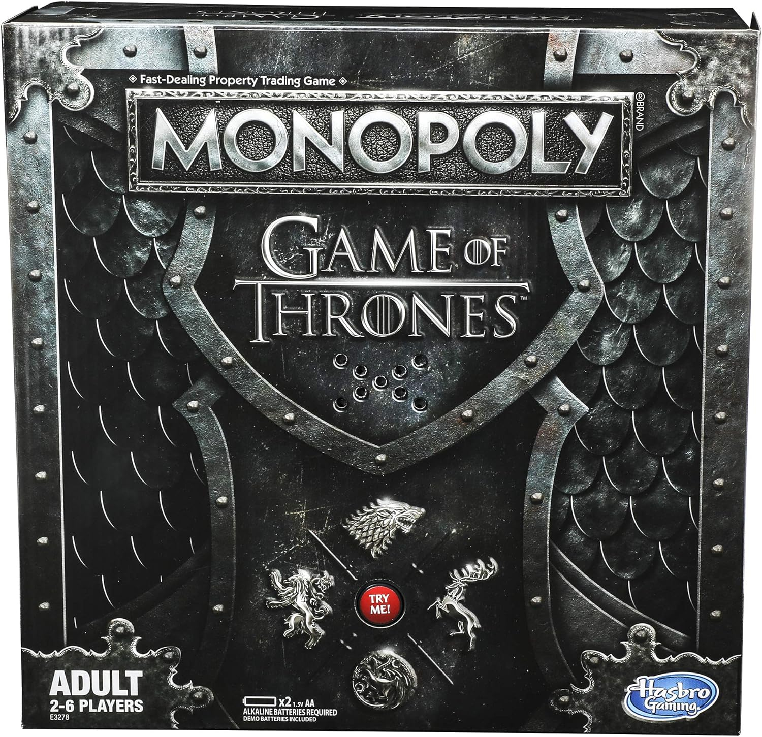 Hasbro Gaming Monopoly Game of Thrones Board Game for Adults, for 2 to 6 Players, Board Games for Adults (Amazon Exclusive)