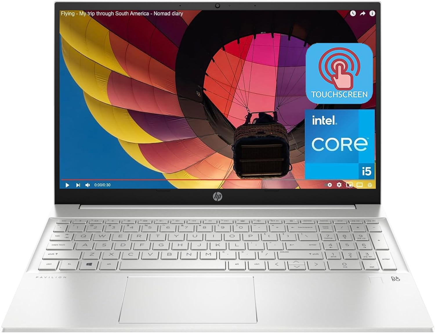 HP 2023 Newest Pavilion Laptop for Business, 15.6 FHD Touchscreen, Intel Core i5-1335U(up to 4.6GHz, Beats i7-1270P) 16GB RAM, 2TB SSD, Intel Iris Xe Graphics, Wi-Fi 6, Webcam, Windows 11 Home