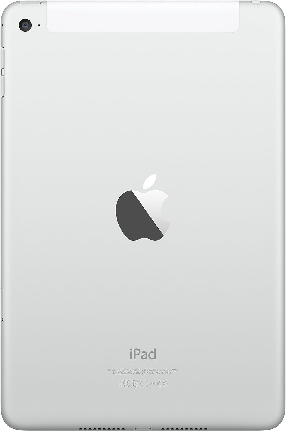 iPad mini 4 16GB Silver WiFi + Cellular(Renewed)
