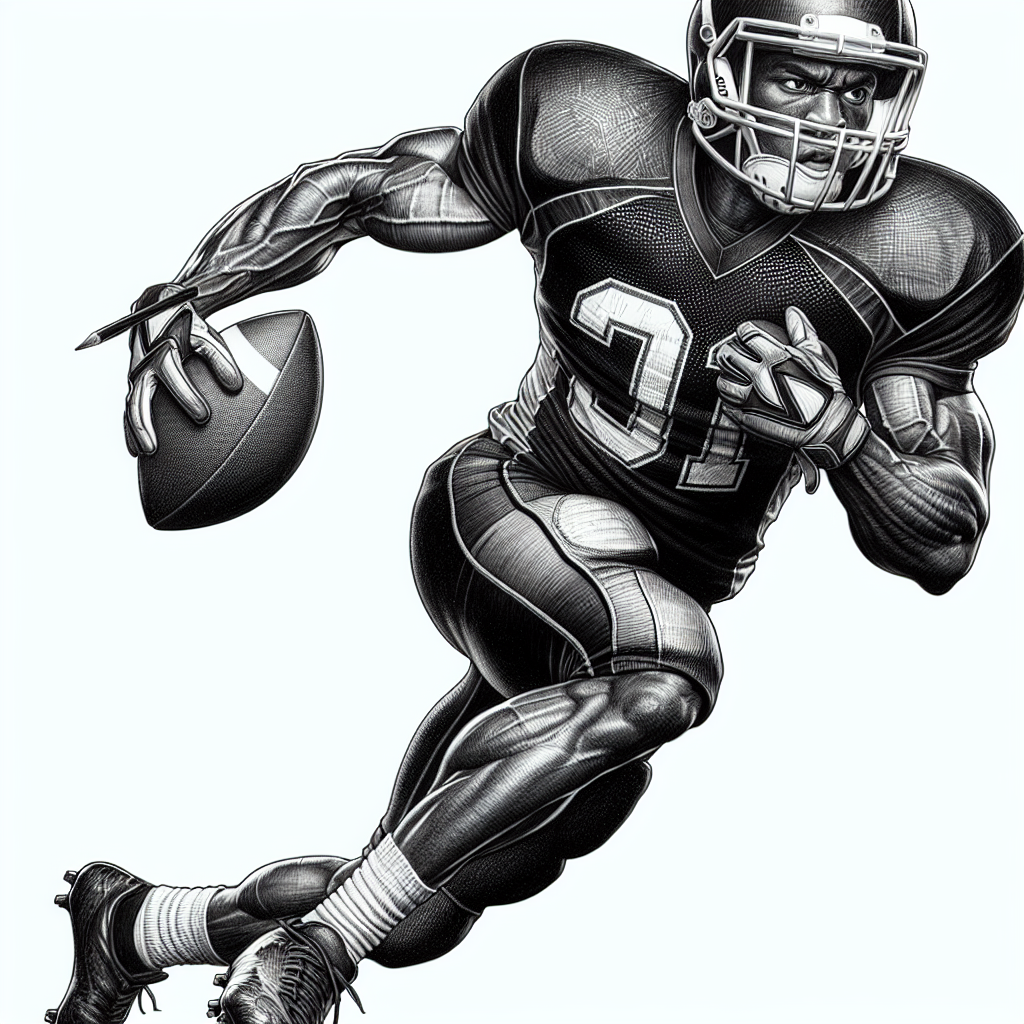 Mastering the Craft: How to Draw a Football Player