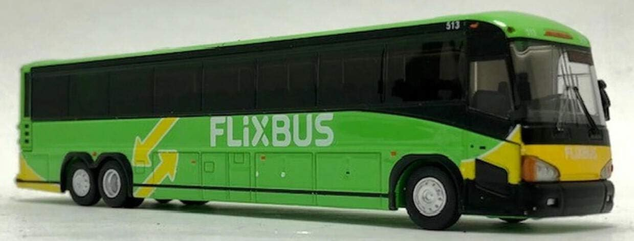 MCI D4505 Flix Diecast Bus 1/87 Scale-HO Scale Iconic Replicas New!