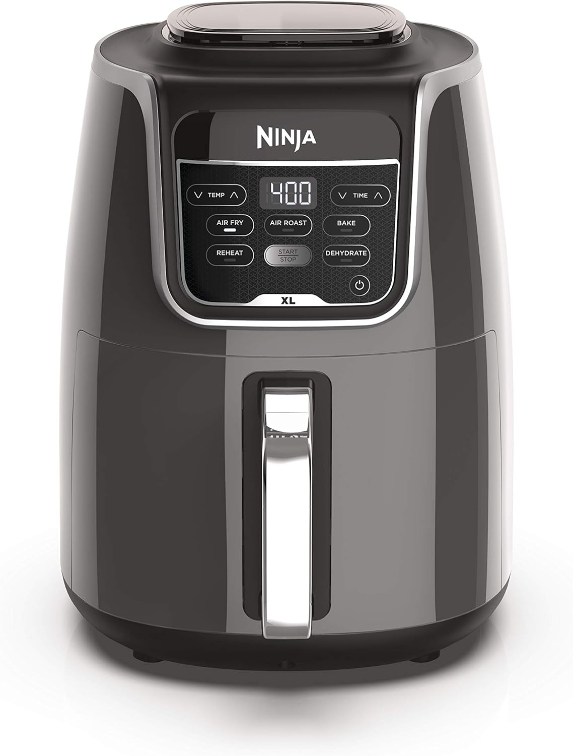 Ninja AF150AMZ Air Fryer XL, 5.5 Qt. Capacity that can Air Fry, Air Roast, Bake, Reheat  Dehydrate, with Dishwasher Safe, Nonstick Basket  Crisper Plate and a Chef-Inspired Recipe Guide, Grey