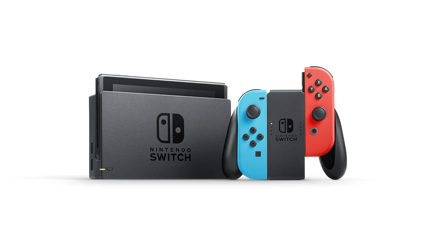 Nintendo Switch w/Neon Blue  Neon Red Joy-Con + Mario Kart 8 Deluxe (Full Game Download) + 3 Month Switch Online Individual Membership