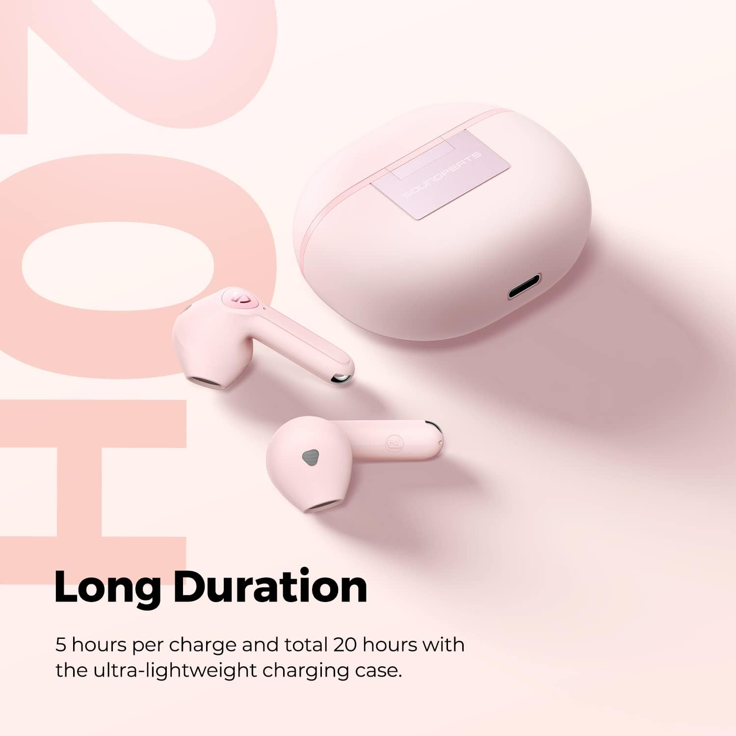 SoundPEATS Wireless Earbuds Air3 Deluxe HS with Hi-Res Audio  LDAC Codec, Bluetooth 5.2 Earbuds with 4 Mic  ENC, 14.2mm Driver, in-Ear Detection, 20H, App, IPX4