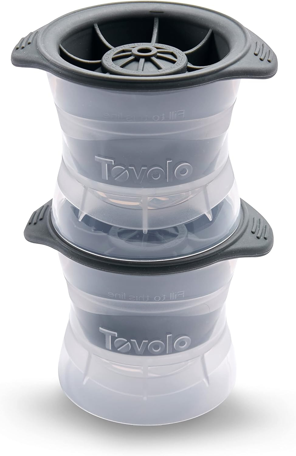 Tovolo Sports Ball Ice Molds (Set of 4) - Football, Golf, Baseball,  Basketball/Slow-Melting, Leak-Free, Reusable,  BPA-Free/Great for Whiskey, Cocktails, Coffee, Soda, Fun Drinks, and Gifts