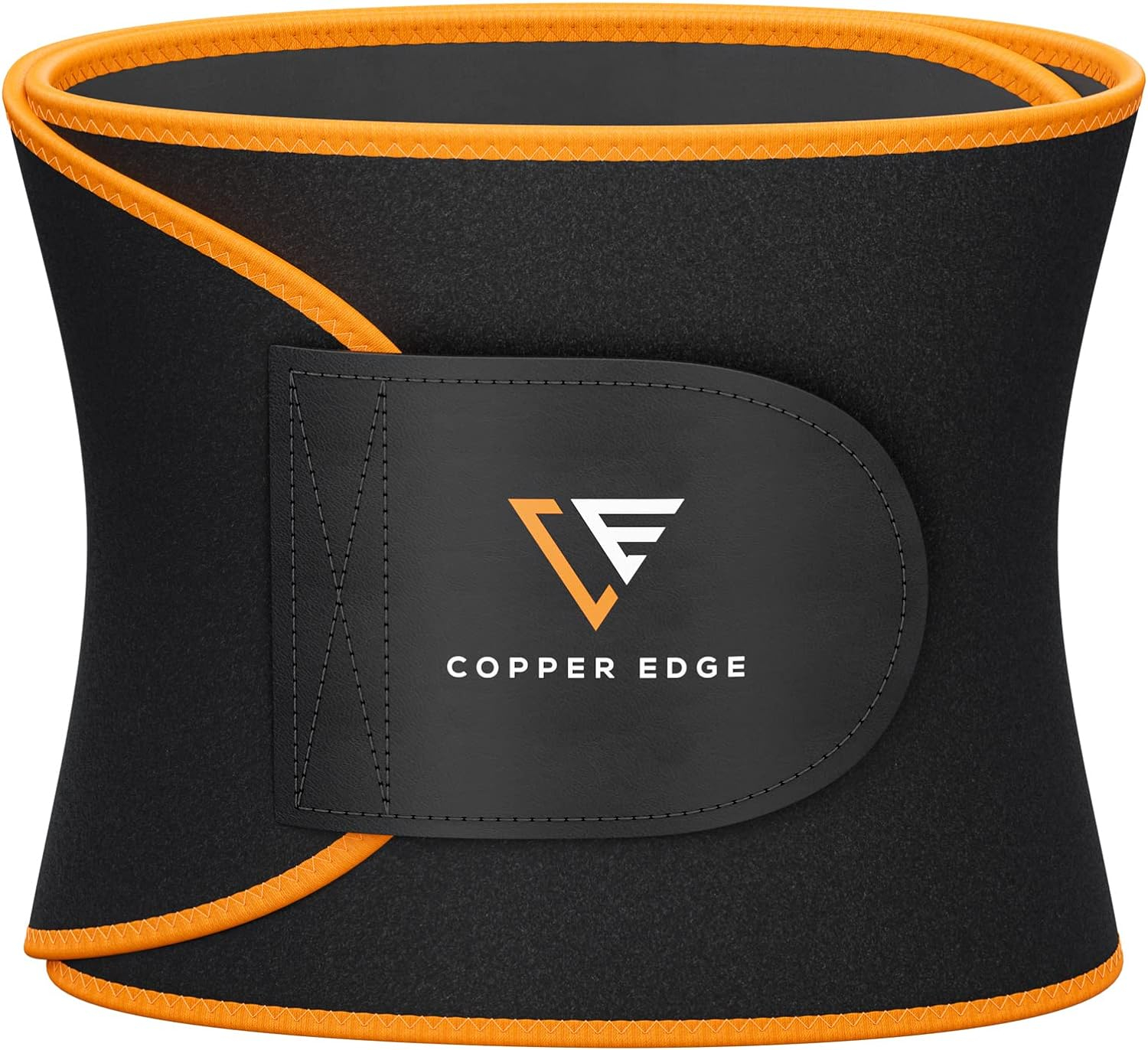 COPPER EDGE Sweat Waist Trimmer Trainer Belt for Women  Men,Workout Wrap Shaper with Copper Ion for Enhanced Sweating Effect