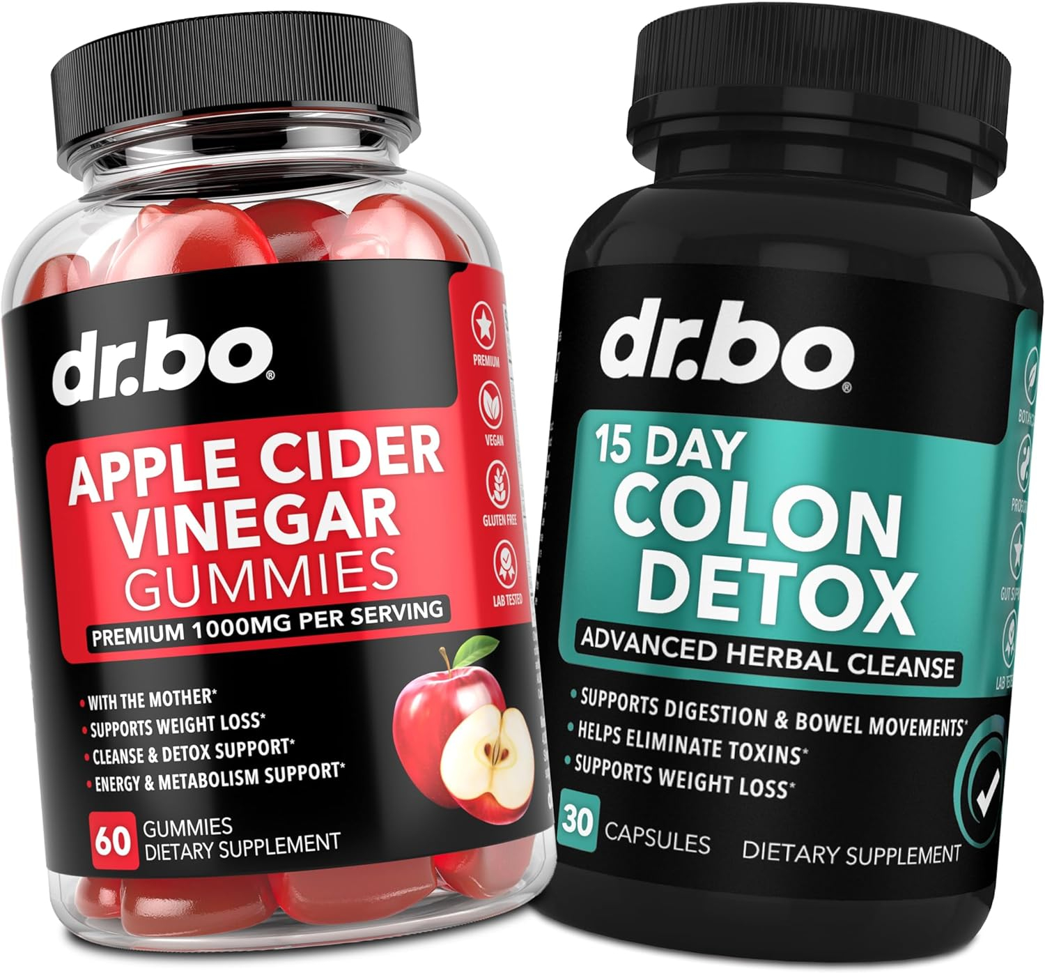 ACV Gummies  Colon Cleanser Detox - 1000MG Apple Cider Vinegar Gummies  15 Day Colon Cleanse Detox for Digestion  Gut Health - Fast Natural Probiotic Laxative Pills for Bowel Movement Supplements
