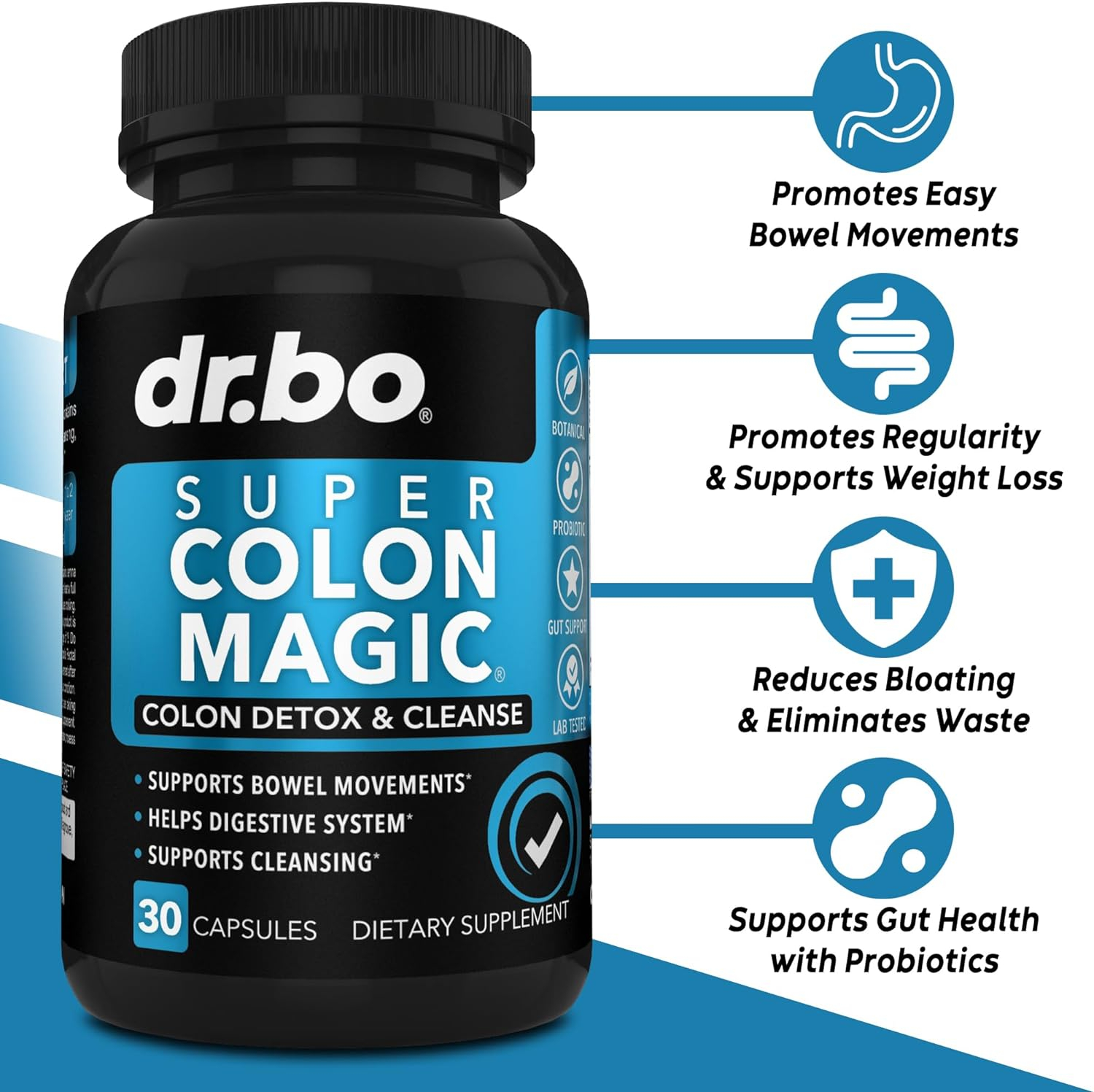 Colon Cleanser Detox for Weight Flush - 15 Day Colon Cleanse Pills  Probiotic - Fast Natural Laxative, Constipation Relief, Bowel Movement Supplements for Intestinal Stomach Bloating Gut Loss Support