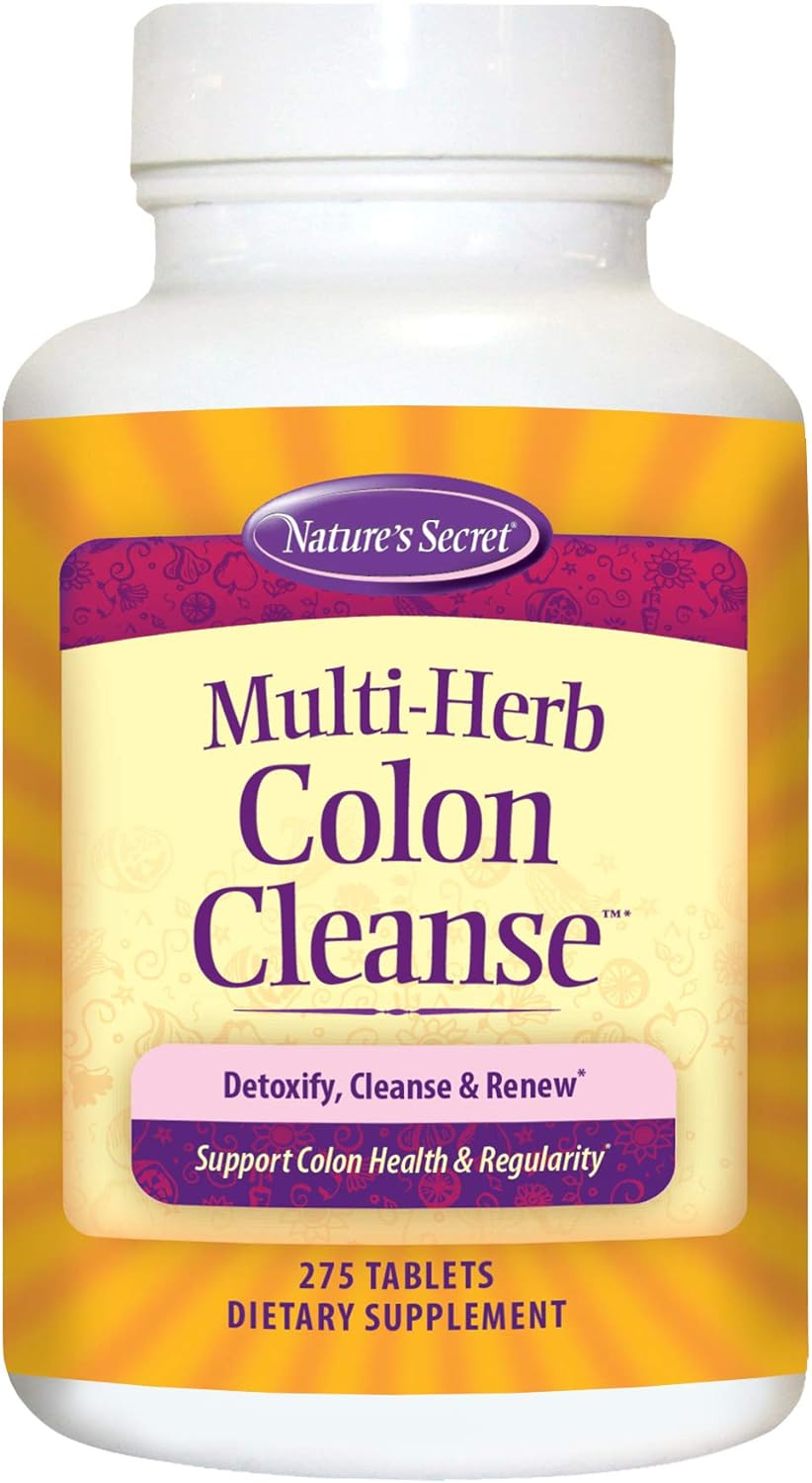 Natures Secret Multi-Herb Colon Cleanse, 275 Tablets